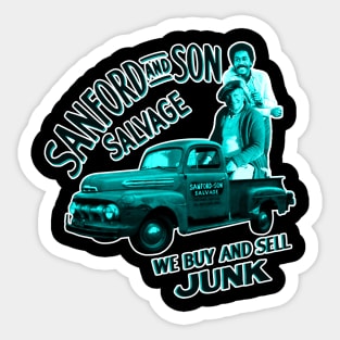 Sanford and Son Salvage Worn Truck Sticker